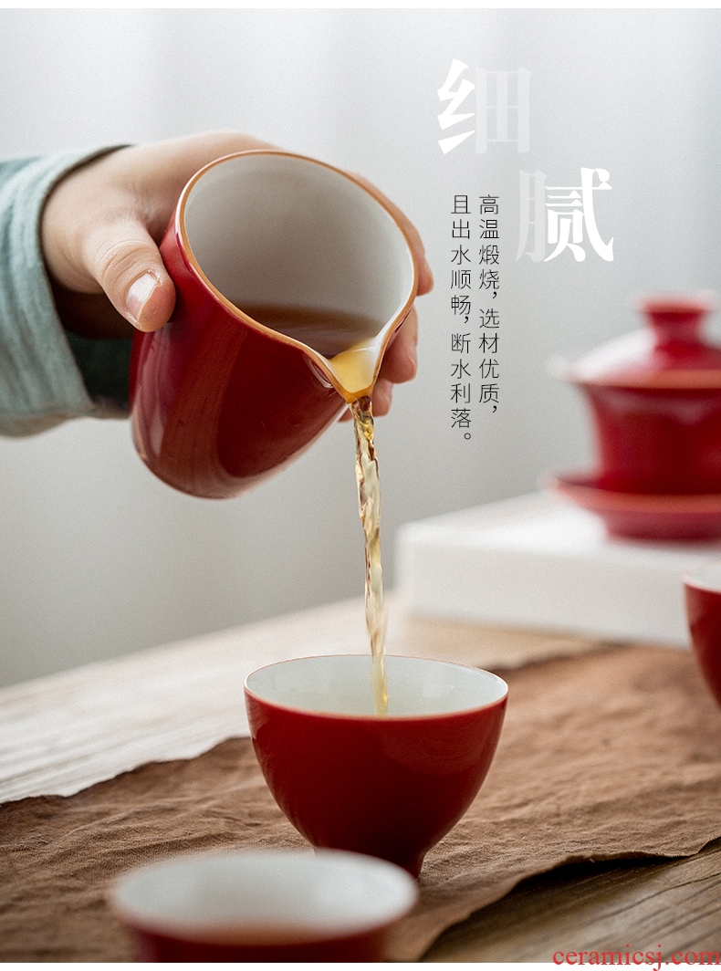 Yipin micky fair hall ceramic tea cup by hand points is pure color tea cup contracted kung fu tea accessories