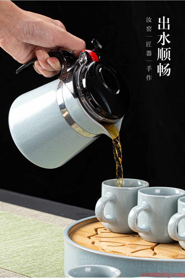 Your up and elegant glass teapot teacup ceramic teapot tea separation tank filter tea to the home office