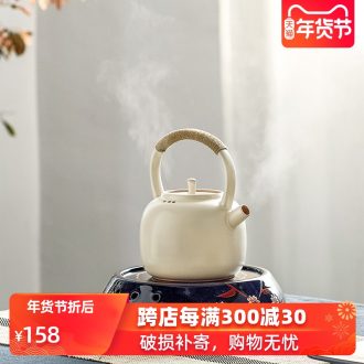 Taiwan warbler song town turtle burn electric TaoLu round Japanese.mute little tea stove ceramic jug kettle boil tea