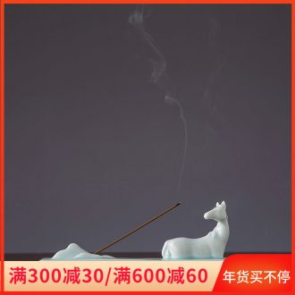 Ceramic and incense cigarette plug-in point bedroom creative I and contracted creative zen domestic bedroom sweet incense device plugged