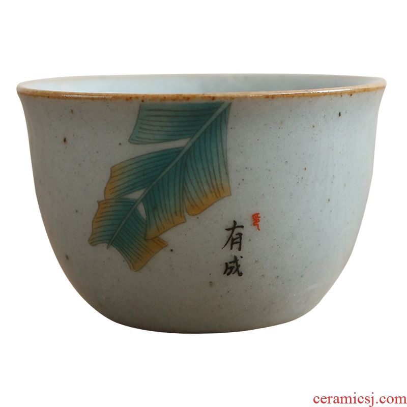 Serve tea kungfu tea cups ceramic sample tea cup home vintage Japanese zen tea cups small cups tea tea taking