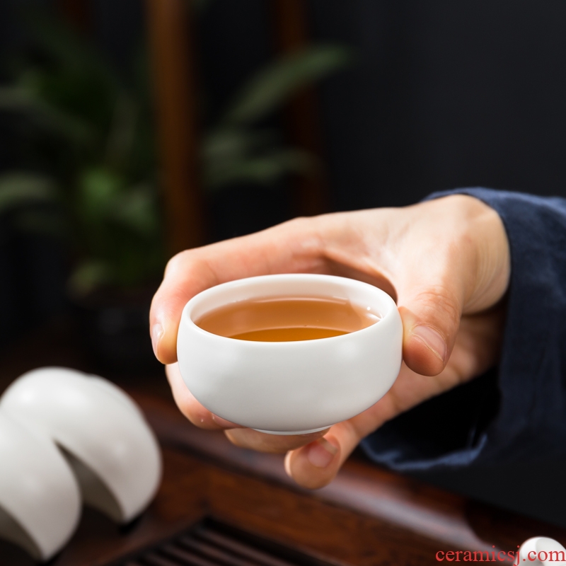 Household up ceramic kung fu tea sets the teapot teacup tea tray of a complete set of Japanese contracted tea sets tea sea travel