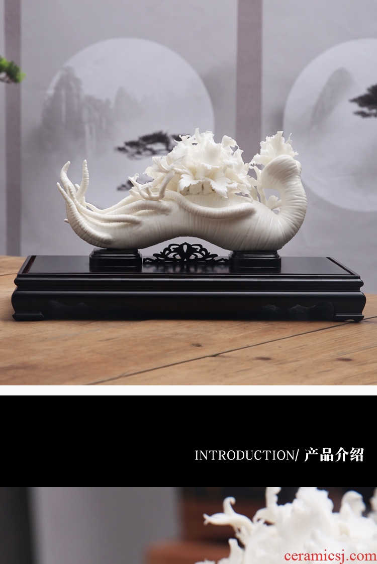 The Product porcelain sink ceramic flower art its furnishing articles ruyi home sitting room adornment life version into celebration gift