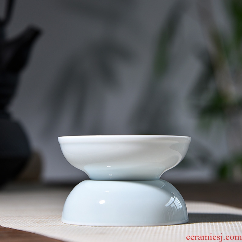 Quiet life | jingdezhen manual like jade celadon Japanese tea taking spare parts ceramic filtering green) tea