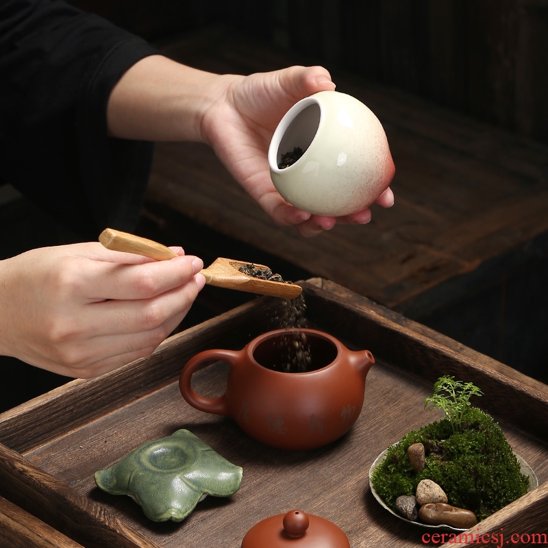 Tea packaging gift box ceramic Tea pot small creative seal pot double pot aneroid gift box customization