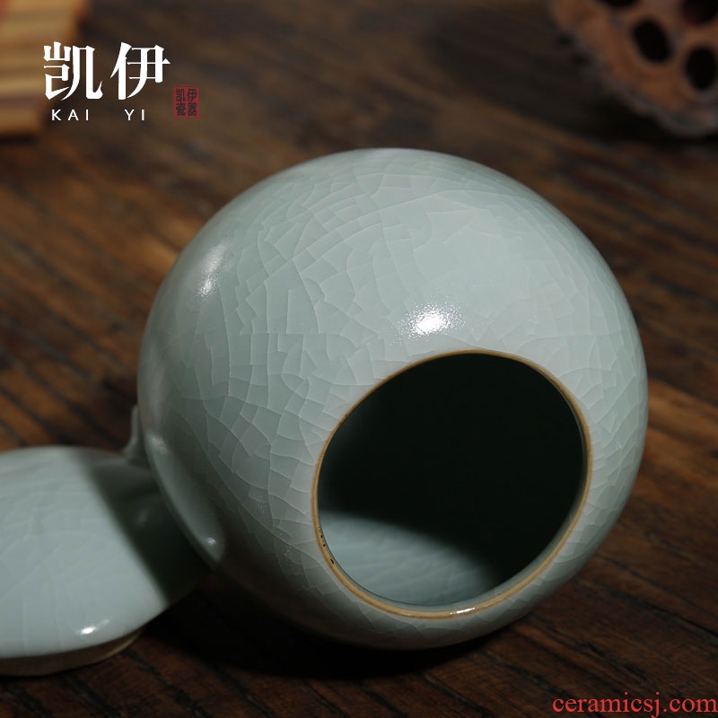 Shadow enjoy your up tea caddy fixings tea pu 'er wake POTS sealed ceramic pot tea caddy fixings tea KY