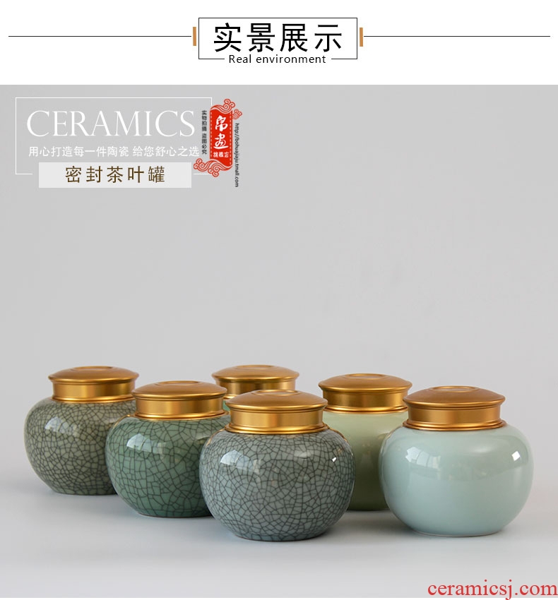 Longquan celadon tea set ceramic tea pot portable small household seal tea pot pu 'er tea tea pot tea boxes