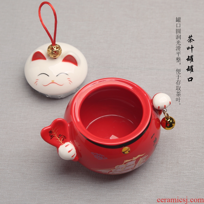 The Product porcelain sink plutus cat caddy fixings ceramic seal tank mini small storage household travel home furnishing articles POTS