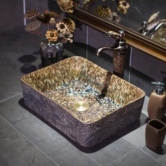The stage basin to square toilet lavabo household ceramics art restoring ancient ways The balcony basin sinks large size