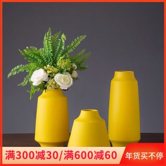Ceramic vase Nordic MianRuan table decorations TV ark, dry flower arranging flowers is the sitting room porch place between example