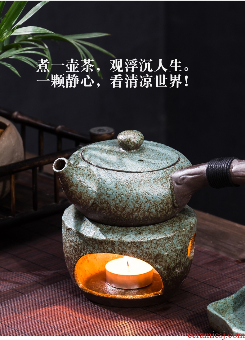 Japanese tea pot insulation passes on technique the up base ceramic based heating base of household insulation teapot tea set of constant temperature