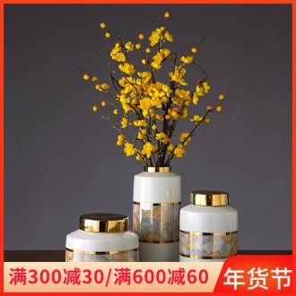 Jingdezhen ceramic vase furnishing articles flower arranging I and contracted household dried flowers sitting room adornment porcelain vases