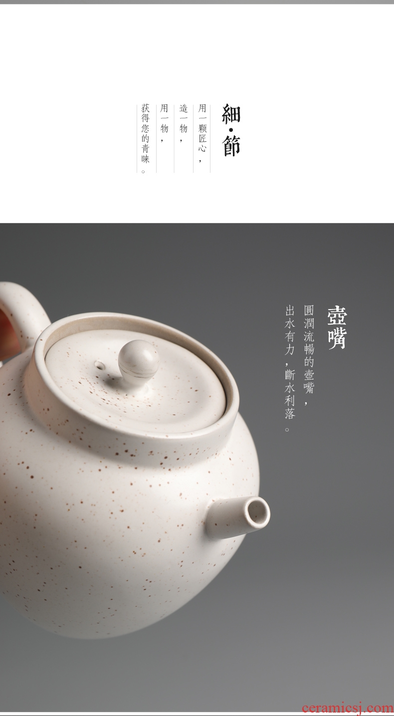 Is good source Japanese coarse pottery teapot kung fu tea tea hand - cut filtering ceramics single pot of restoring ancient ways of household teapot