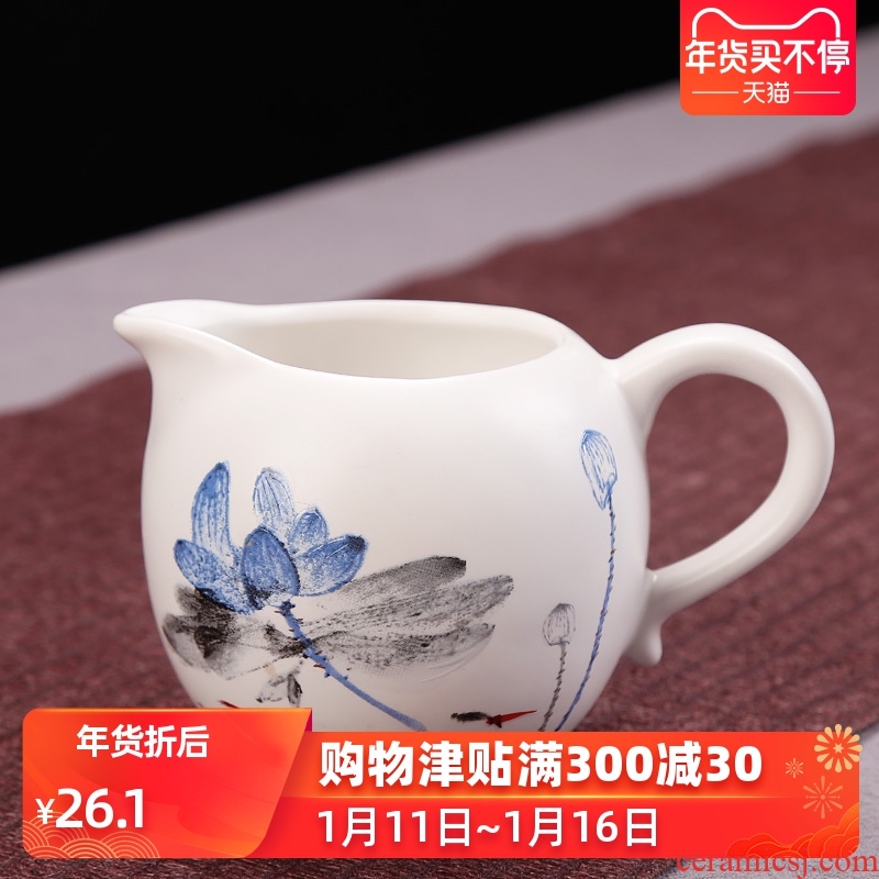 Up with just a cup of tea sea kung fu tea tea ware ceramic parts points home tea cup home office