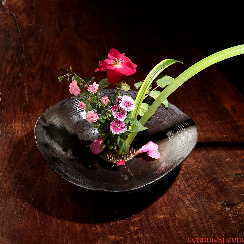Jian mountain flower arranging small Japanese origin flower, flower pot, flower implement floral flower arranging would creative zen flowerpot ceramics