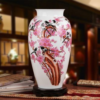 Famous works of hu, jingdezhen ceramics vase upscale gift porcelain hand - made beaming vase