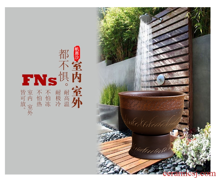 Archaize of jingdezhen ceramic art mop mop pool toilet bowl mop mop pool pool on the balcony