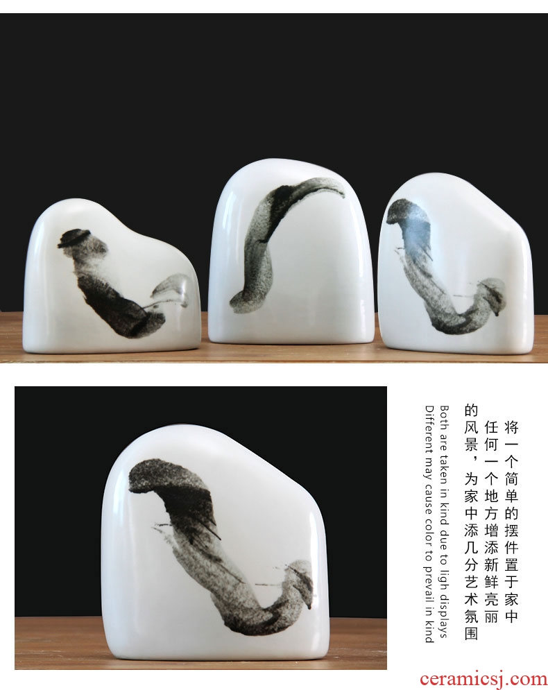 Modern new Chinese style home club villa hotel ceramic furnishing articles creative household soft adornment of TV ark