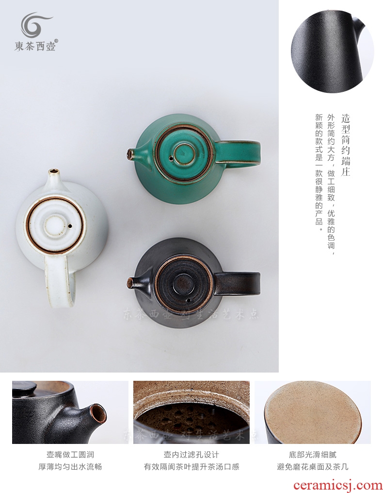 East west tea pot of Japanese tea sets dry tea with the ancient glaze a pot of 2 cups do make a pot of bearing group