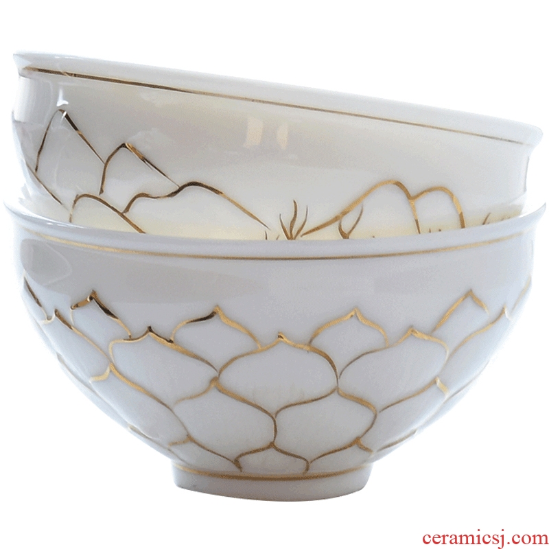 JiaXin dehua white porcelain ceramic cups sample tea cup individual cup cup kung fu tea set creative masters cup single CPU