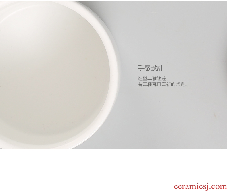 Yipin # $caddy fixings ceramics with cover kung fu tea set seal storage tanks trumpet tea urn portable tank tea