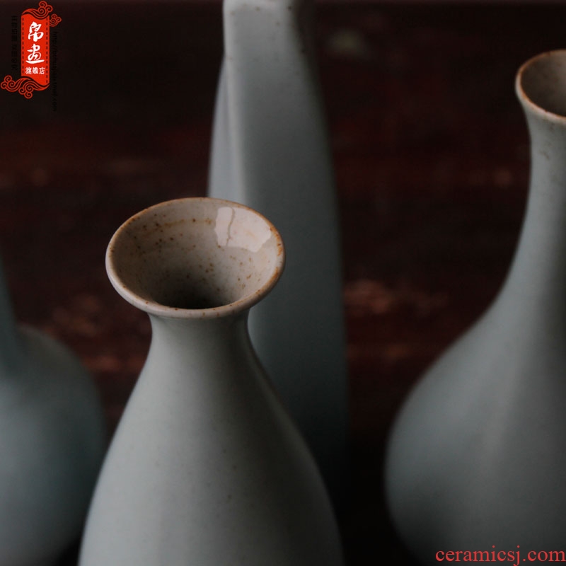 Creative flower implement furnishing articles zen dry flower vases, tea table dry flower flower arranging flowers is a Japanese ceramic home decorations