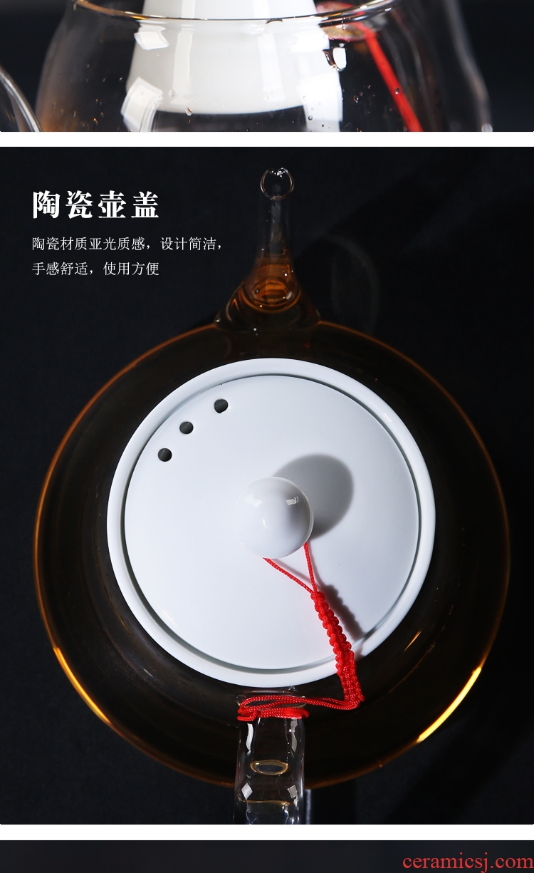 The Product health POTS, glass porcelain remit steamed steaming ceramic teapot tea, black tea pu - erh tea electric TaoLu cooking pot