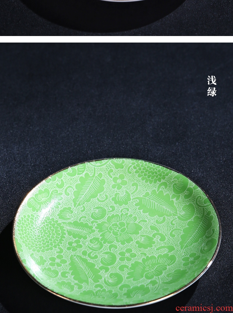 The Product porcelain sink also pick flowers blooming coasters checking ceramic saucer kung fu tea tea accessories