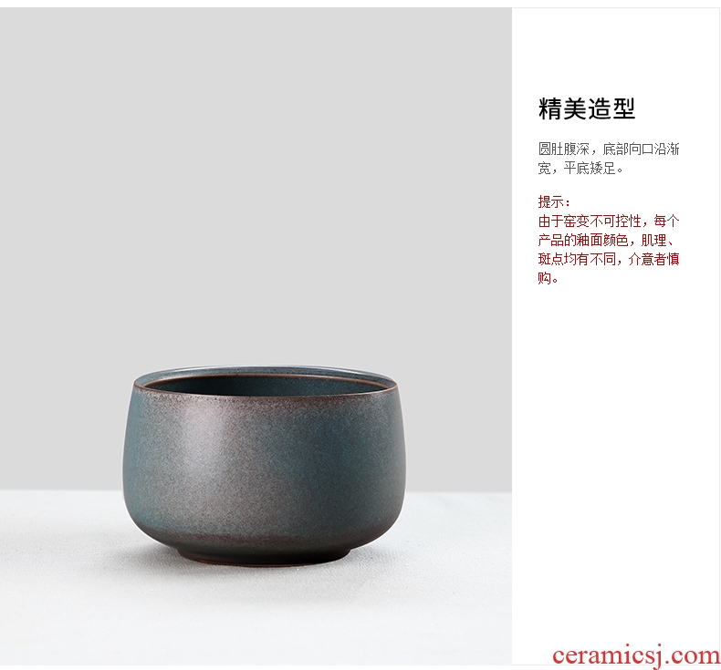 Tea drinking to creative ceramic water jar size coarse TaoJianShui bath Japanese dross barrels of household zen restoring ancient ways