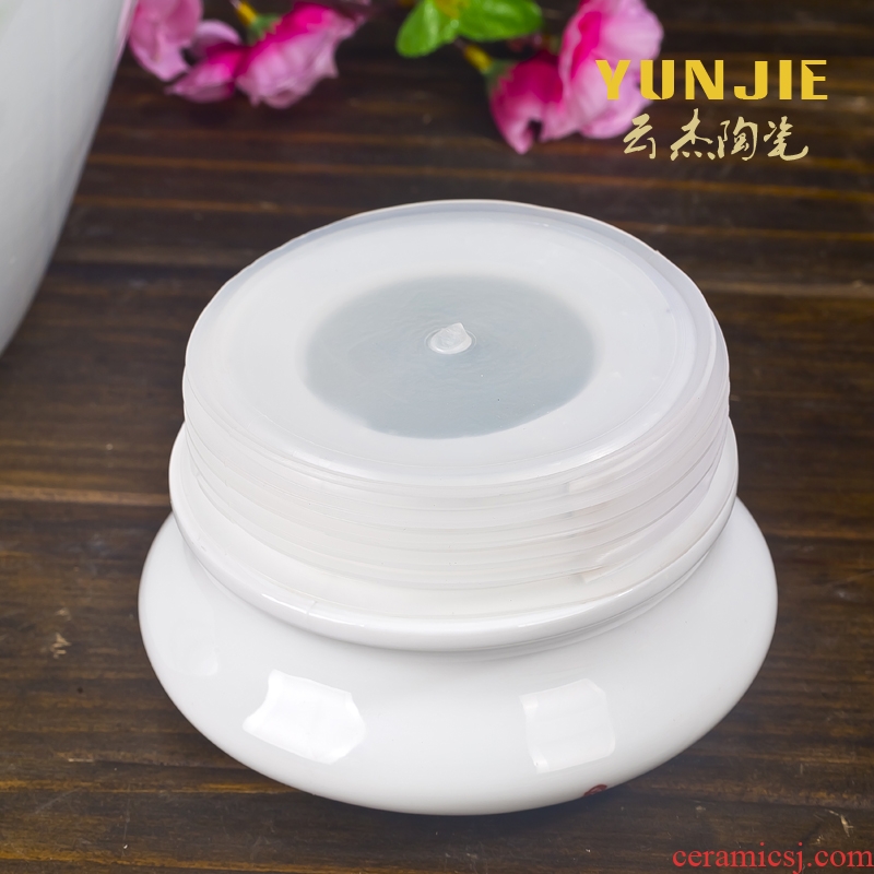 Jingdezhen ceramic jar 20 jins 30 jins 10 jins bottle barrels of wine bottle liquor jar of wine