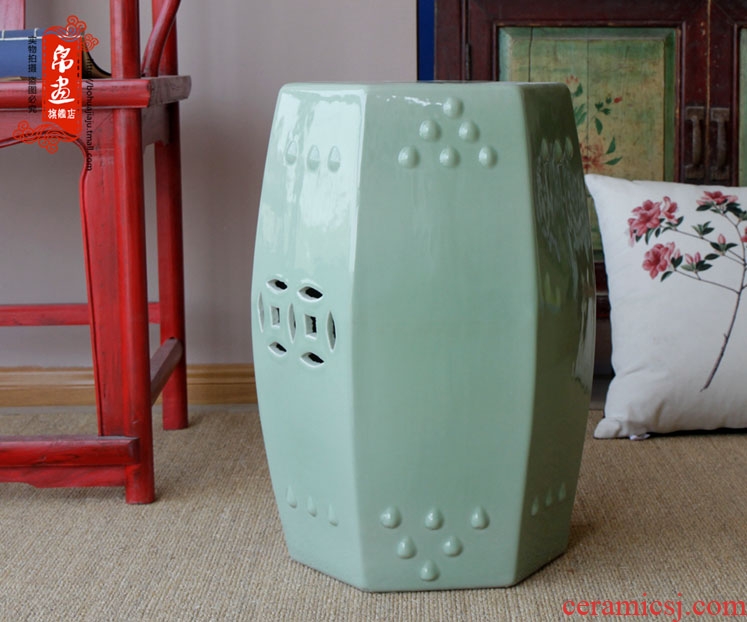 Jingdezhen ceramics classical drum who chair sitting room home decoration and porcelain who who porcelain pillar landing place