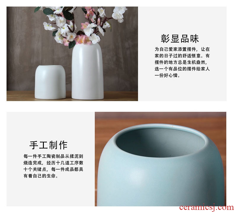 Chinese pottery and porcelain table dry flower receptacle furnishing articles rich ancient frame flower arranging I and contracted sitting room creative home decorations
