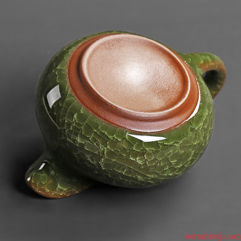 Ceramic fair keller household in ice to crack the green tea device small single kung fu tea tea sea office accessories