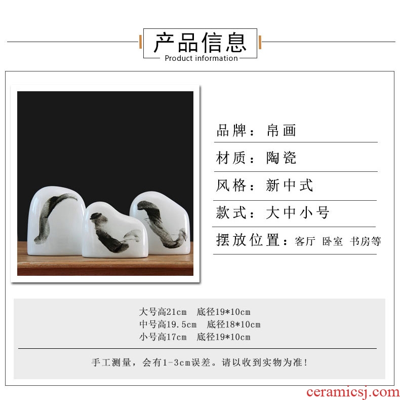 Modern new Chinese style home club villa hotel ceramic furnishing articles creative household soft adornment of TV ark