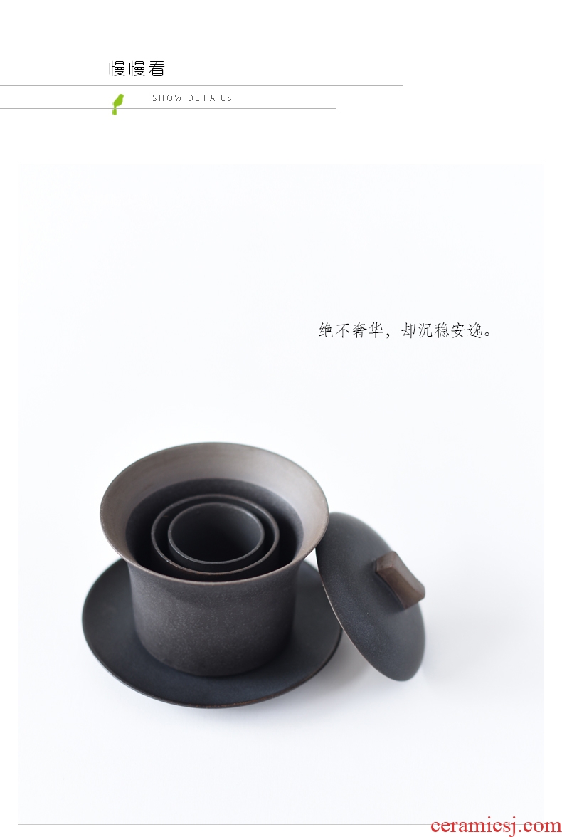 The Product porcelain sink a Japanese tureen crack cup a portable travel tea set ceramic pot two kung fu tea set