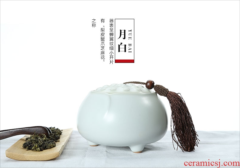 Friends are large your up caddy fixings seal packing box pu 'er tea pot ceramic 200 g