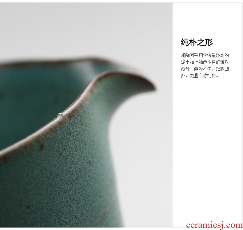 Ultimately responds to coarse pottery jingdezhen ceramic fair keller large Japanese tea and a cup of tea ware fambe points sea kunfu tea cup