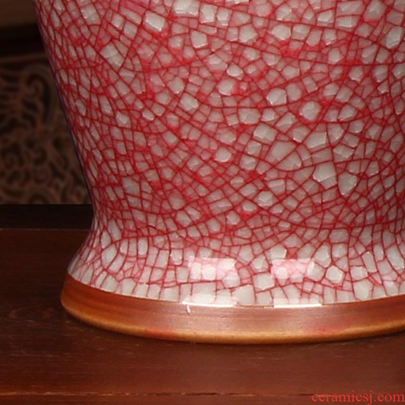 Jingdezhen ceramics vase on crack jun porcelain vase contracted and I sitting room home furnishing articles