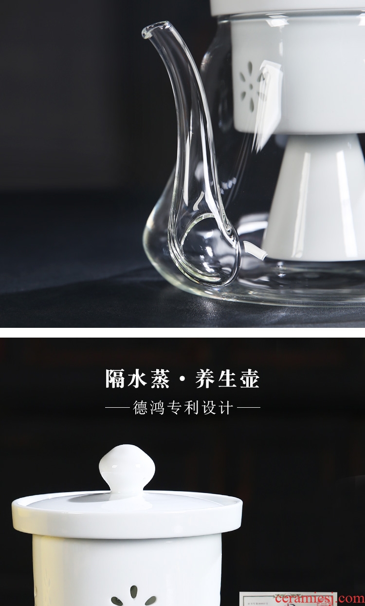 The Product health POTS, glass porcelain remit steamed steaming ceramic teapot tea, black tea pu - erh tea electric TaoLu cooking pot