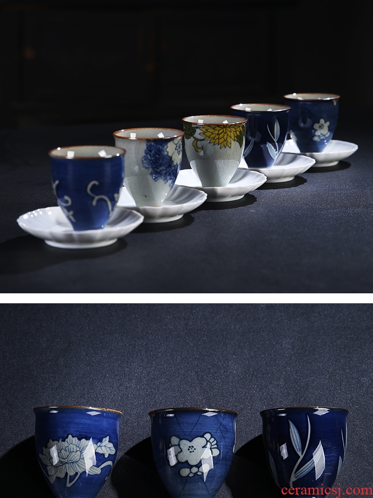 The Product porcelain hui elder brother up with porcelain of restoring ancient ways warming my hands manual creative ceramic cups of ice cracked piece of individual sample tea cup