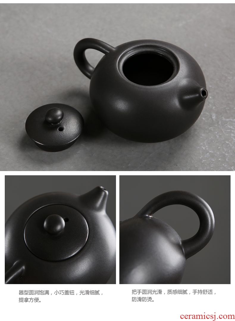 Passes on technique the up Japanese kung fu tea set a ceramic teapot dry mercifully of a complete set of 4 cups of black tea tray office home
