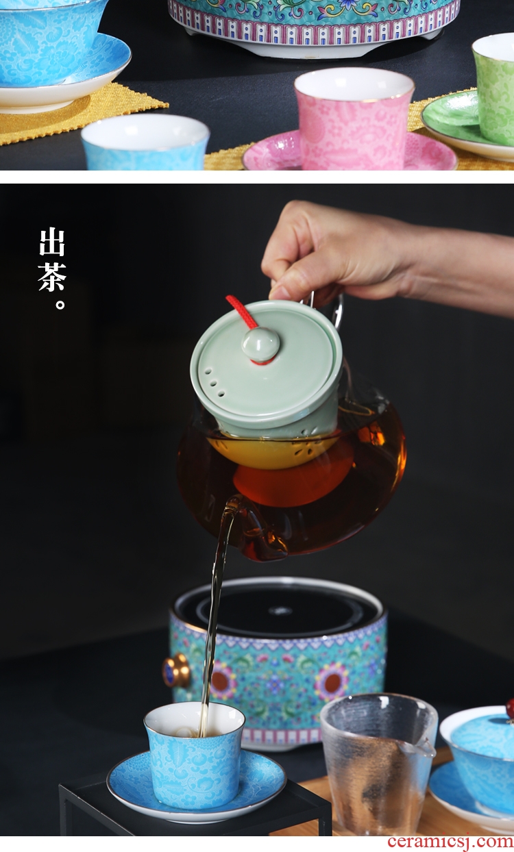 The Product health POTS, glass porcelain remit steamed steaming ceramic teapot tea, black tea pu - erh tea electric TaoLu cooking pot