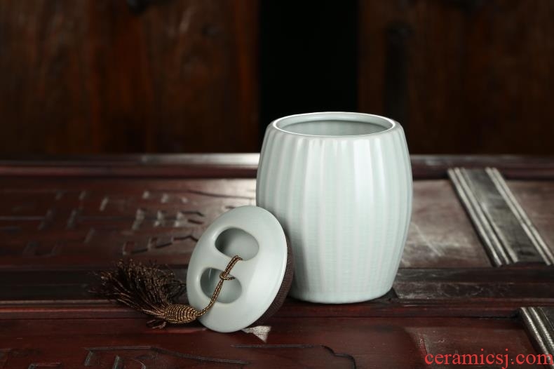 Taste your up porcelain remit slicing ceramics tieguanyin tea box sealed as cans Poole receives tea set a large jar