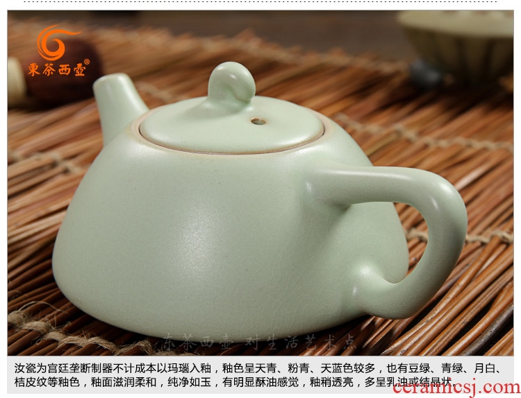 East west tea pot of ceramic kung fu tea set Japanese side set the pot of tea ware hand grasp pot of tea set your up up the teapot