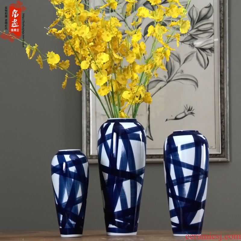 I and contracted land sitting room creative flower arranging furnishing articles home decoration ceramic dry flower flower floral arrangements