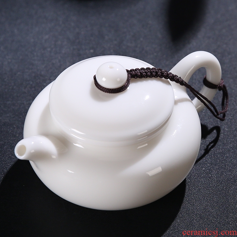 The Product raw jade porcelain porcelain remit antique pot of dehua white porcelain craft ceramic teapot tea ware