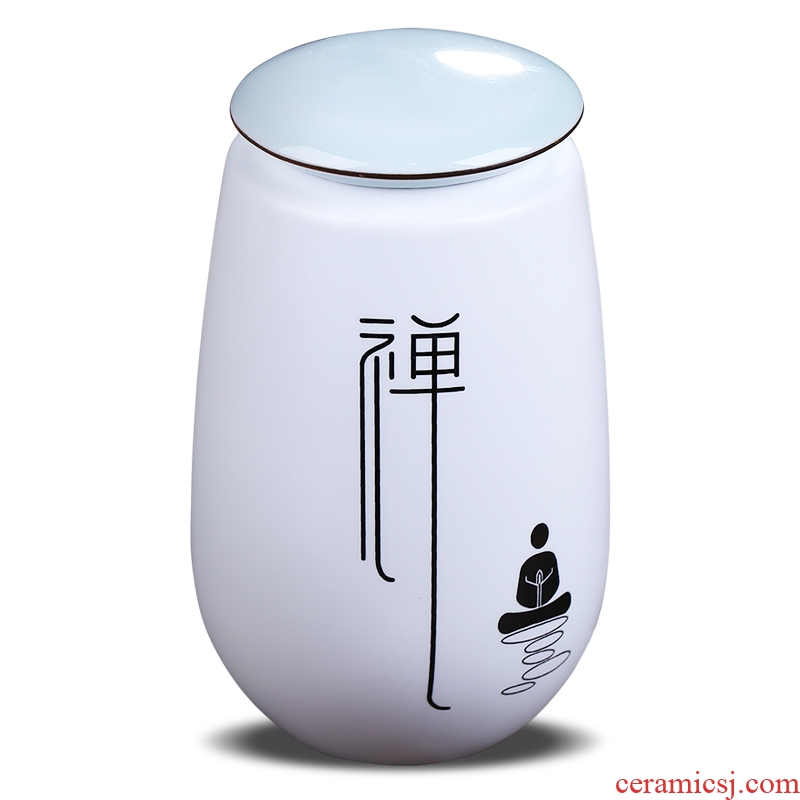 Many jingdezhen ceramic tea as cans sealed jar of honey pot elder brother up on snacks storage tank tea accessories