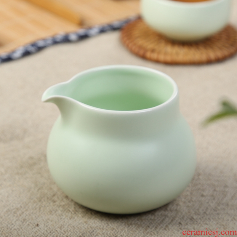 Black and white and green up porcelain remit tea fair ceramic cup points single tea tea tea container parts