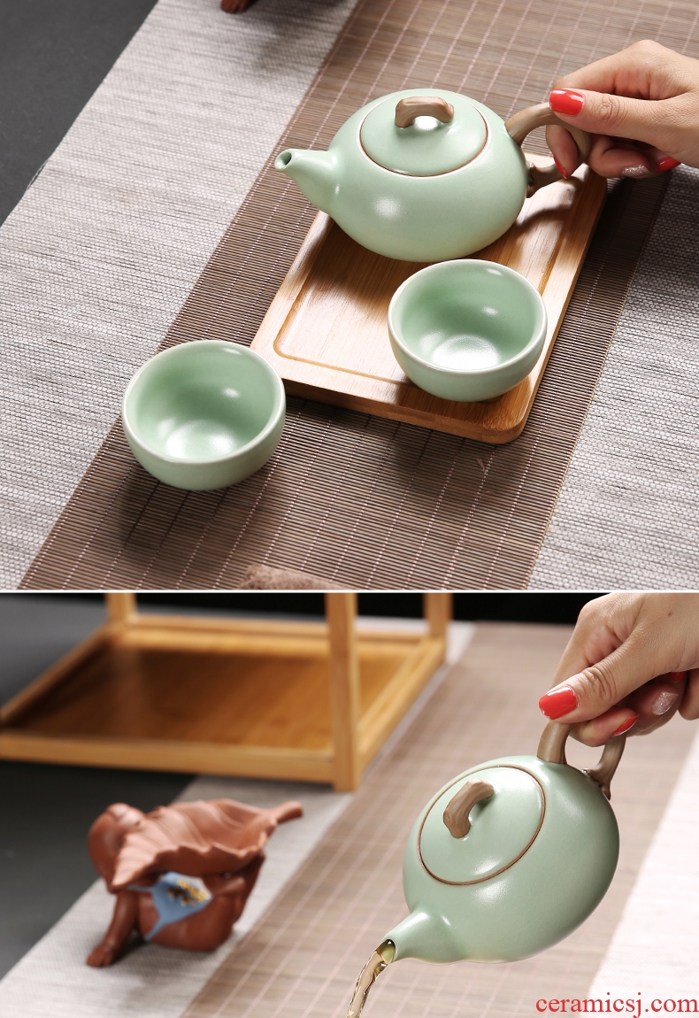 Passes on technique the up start can raise your up to crack the teapot cup kung fu tea sets travel office simple ceramic cups