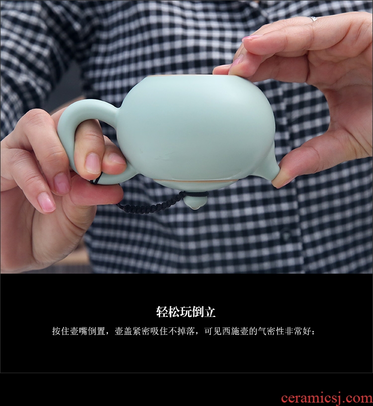 Taste your up porcelain remit tasted silver gilding silver glaze ceramic tea set the teapot teacup box gift kung fu tea set